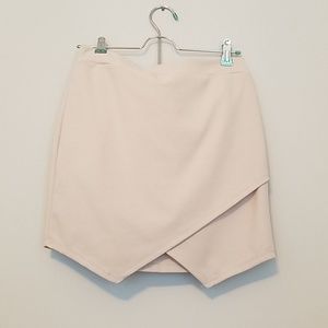 NWT Cream Mini Skirt.